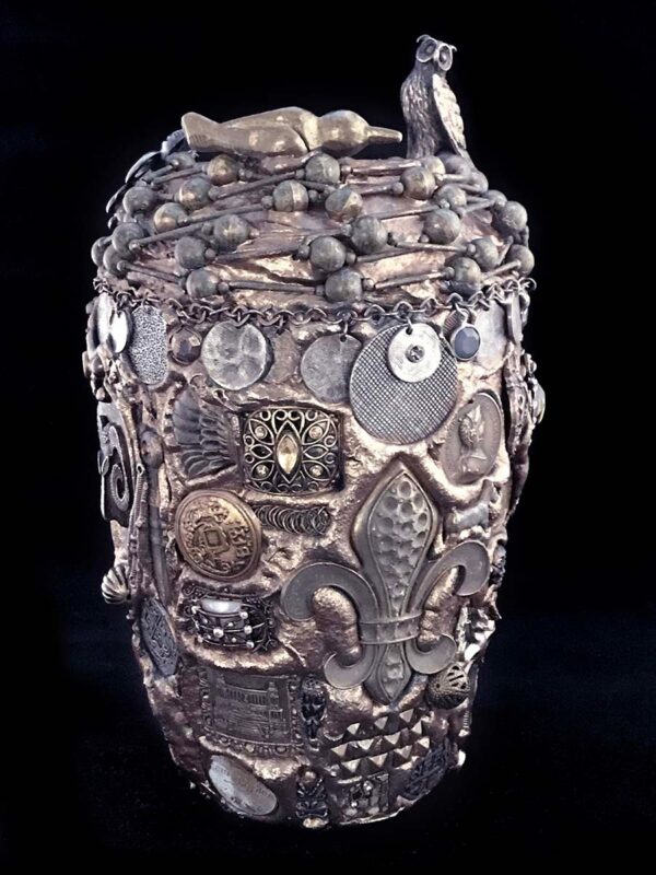 Owl & Bird Old Memory Vase