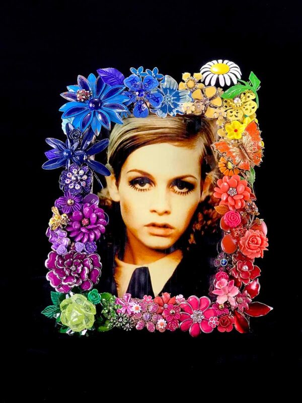 Rainbow Floral Frame