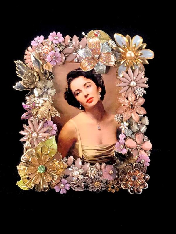 Pale Pink Floral Memory Frame