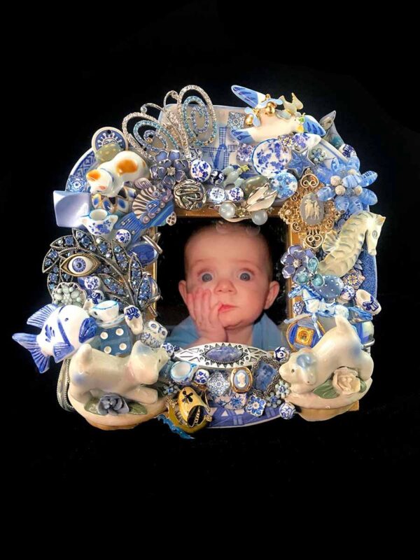 Baby Blue China Frame
