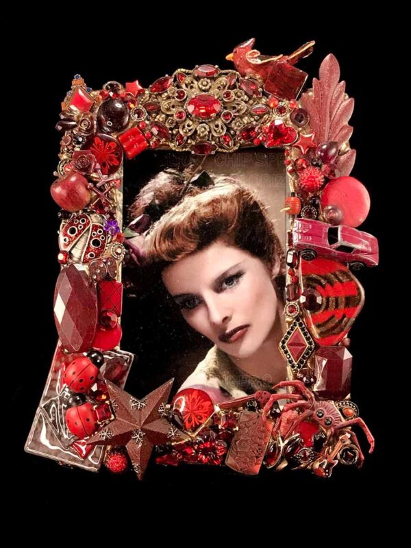 Red Hepburn Memory Frame