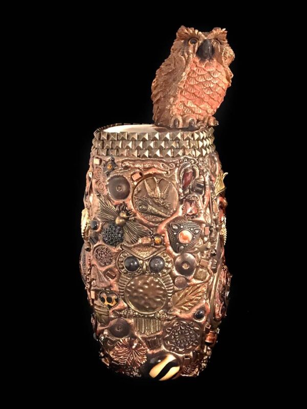 Owl Memory Vase